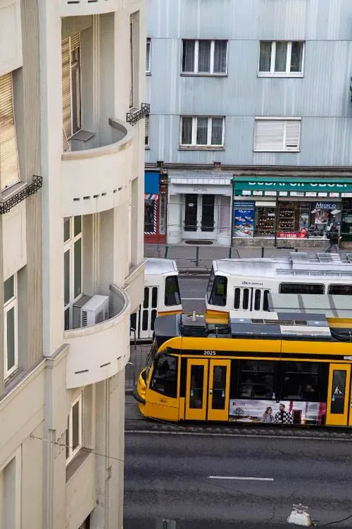 Villamos a Margit körúton